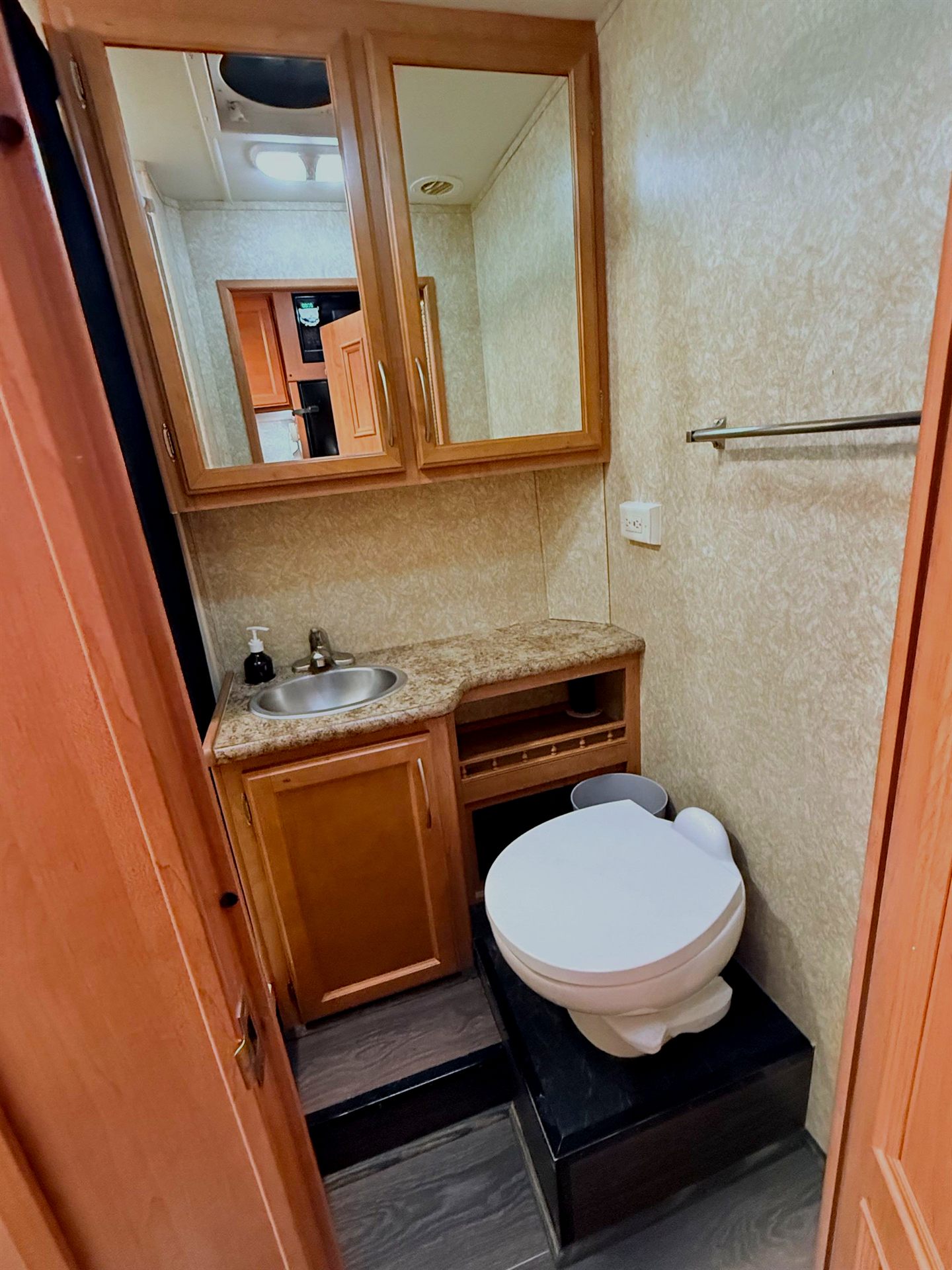 Full bathroom with sink and toilet
