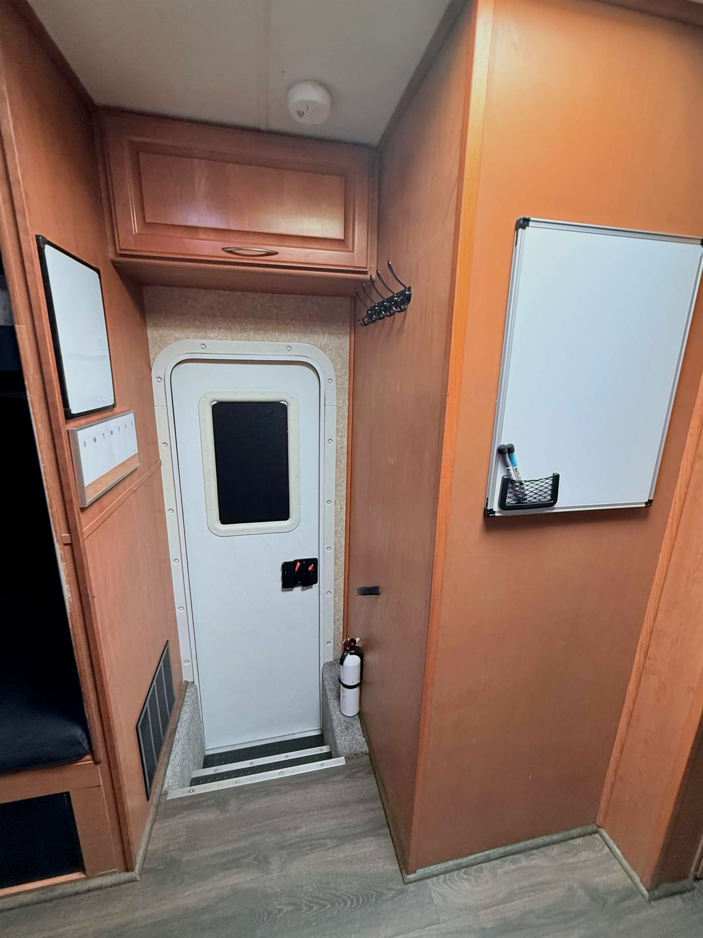 Entry door with keypad access