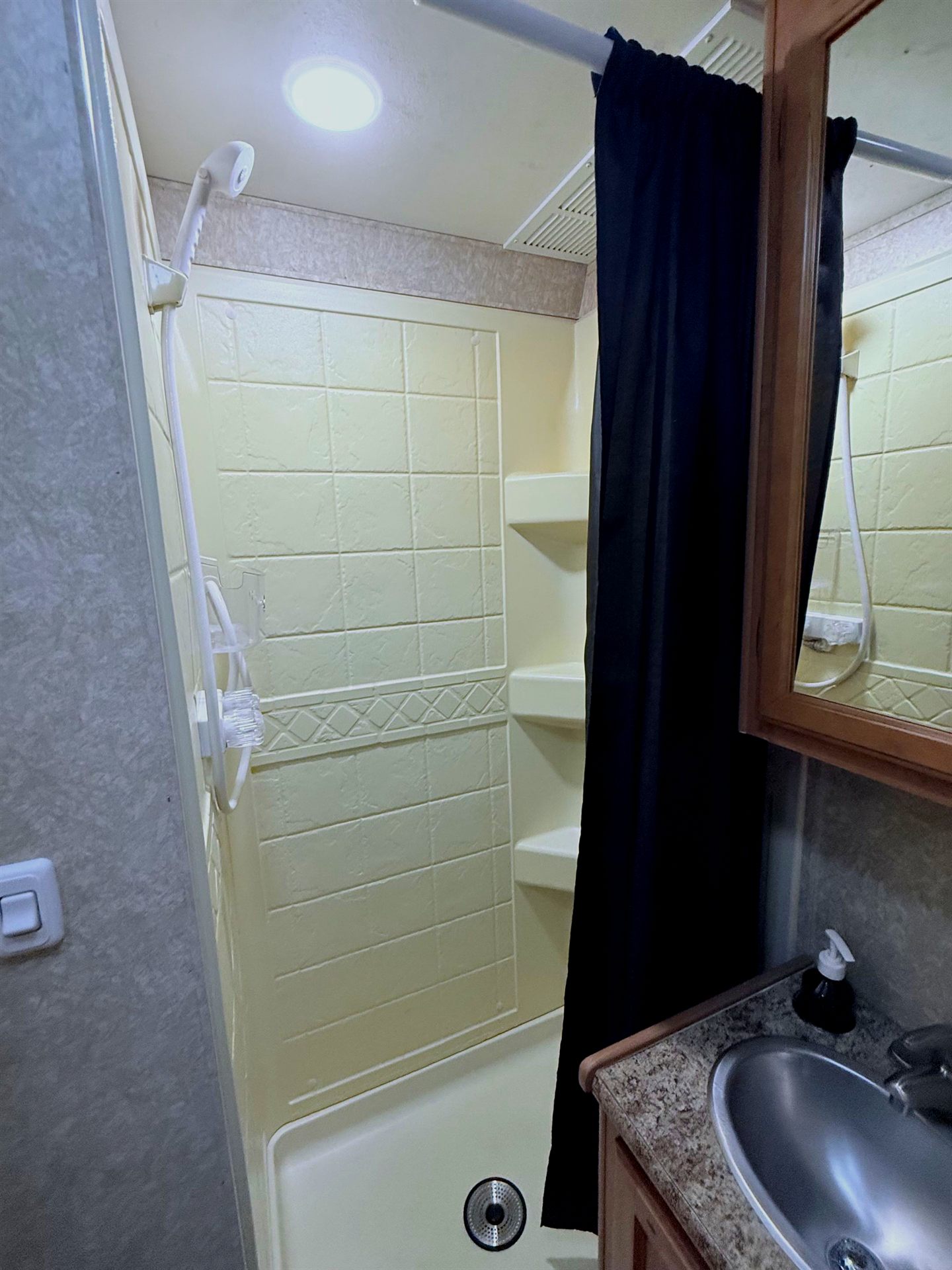 Onboard shower